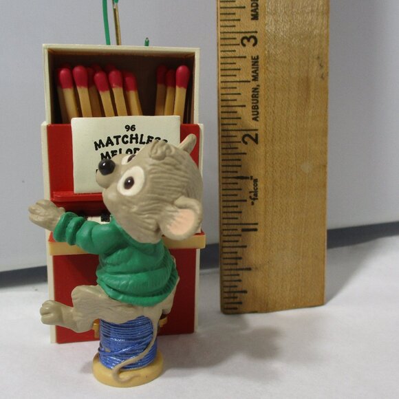 Hallmark Keepsake Christmas Ornament Matchless Memories Mouse Playing Piano - Picture 7 of 7